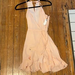 Peach dress